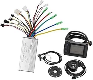 QASULER Kit de controlador de bicicleta eléctrica de 36 V, 48 V y 22 A, controlador de velocidad de accesorio for bicicleta eléctrica de bricolaje con motor de 500 W y panel de visualización OMT-M3 Co