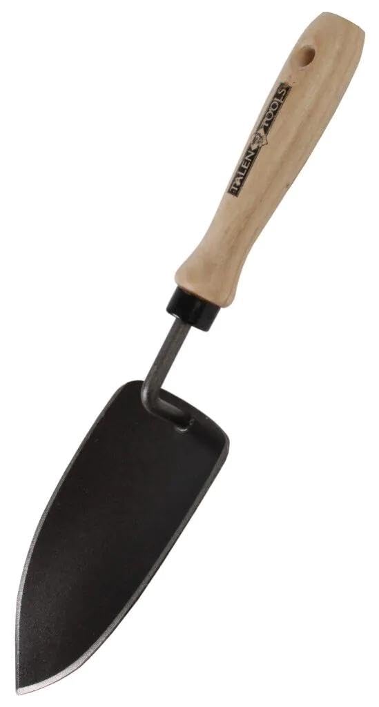 Paletta da Trapianto in Acciaio Forgiato e Frassino, Larga, 34.0 cm