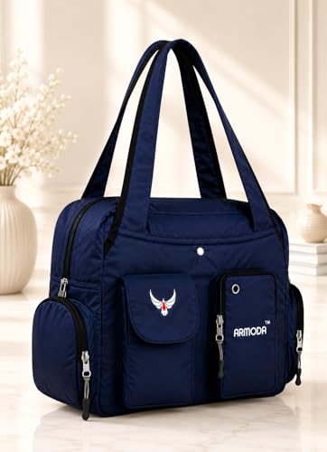 Image of ARMODA Double Pockets Glamour: Stylish Shoulder Bag for Ladies