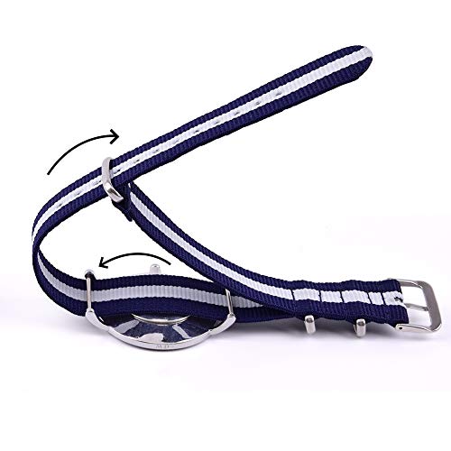 Ritche NATO Watch Band 16mm 18mm 20mm 22mm Nylon Replacement Strap