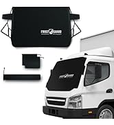FrostGuard Fleet Winter Windshield Cover for Commercial Trucks, Standard Size, 10 Pack - Durable ...