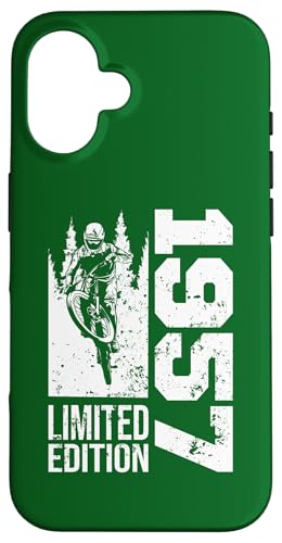 MTB Mountainbike Nacido en 1957 Cumpleaños BTT-Bicicleta Carcasa para iPhone 16