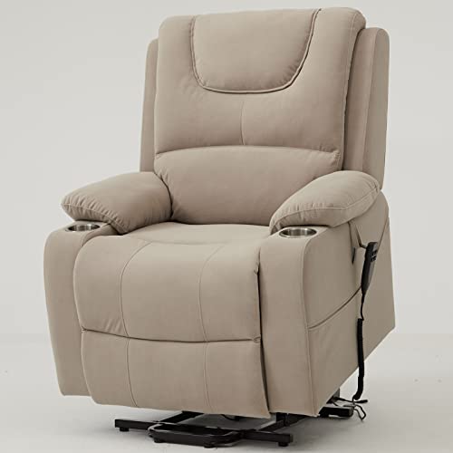 Irene House Large Power Recliner Lay Flat Chair Dual OKIN Motor Lift