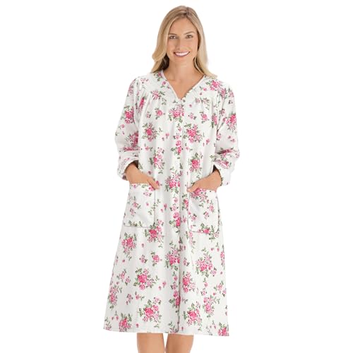 Top 10 Best Flannel Housecoat With Snaps Reviews & Buying Guide Katynel