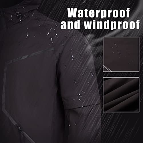 K.E.J. Golf Rain Jacket Waterproof Rain Suits for Men Performance Golf Rain Gear Lightweight Jacket and Pants for All Sports2
