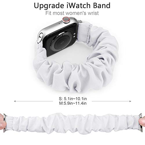 Image of Greatfine Scrunchie Band Compatible with Apple Watch Bands 38mm 40mm 41mm 42mm 44mm 45mm 46mm 49mm Women, Elastic Scrunchie Watch Strap for iWatch Watch Series 11 10 9 8 7 6 5 4 3 2 1 SE 3 2 Ultra 3 2