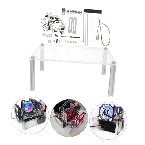 Support de châssis transparent pour boîtier ouvert compact mini table de test PC