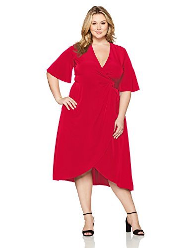 Seven7 Melissa Mccarthy Womens Plus Size Wrap Dress Desertcart