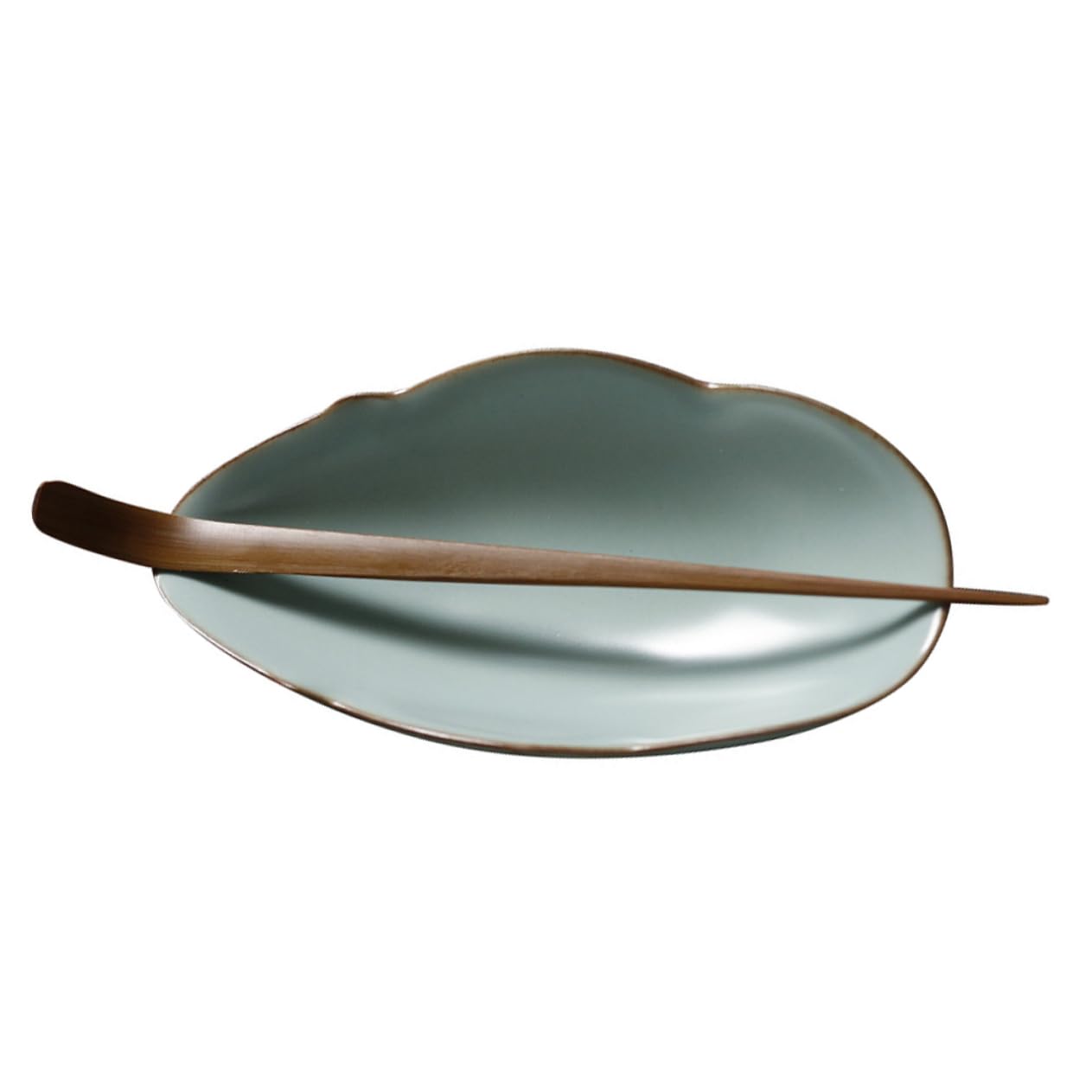 GLEAVI 1Set Cyan Tea Scoop Tea Accessory for Home Office for Scooping Tea and More present for Tea Lovers Includes Tea Holder