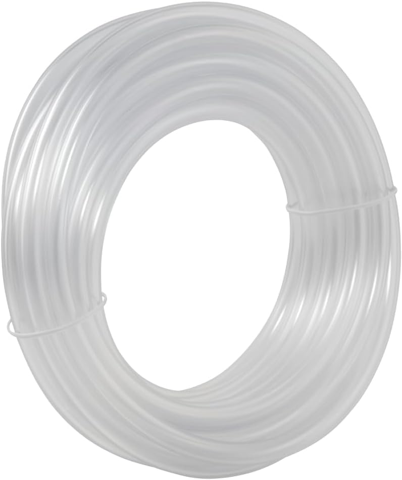 Image of Eastman 3 /16 Inch ID (5 /16 Inch OD) PVC Clear Vinyl Tubing, 20 Foot Length, 98562 (Pack of 10)