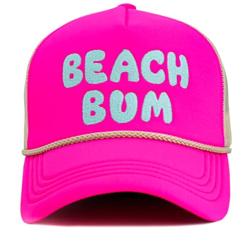 Image of Vacation Beach Camping Womens Baseball Cap Distressed Vintage Unconstructed Embroidered Patch Hat