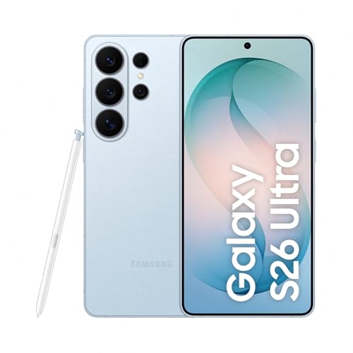 Image of Samsung Galaxy S26 Ultra 5G (Sky Blue, 12GB RAM, 512GB Storage) with Built-in Privacy Display, AI Phone, Photo Assist, Creative Studio, 200MP Camera, 5000mAh Battery and Snapdragon 8 Elite Gen 5