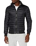Mit Dienstgradabzeichen Superdry Mens Fuji Bomber Jacket, Black, X-Large