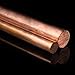 GTPBAO Copper Solid Round Rod Bar 2mm to 30mm for Heat Sink Manufacturing and Industrial Application Solid Crafting(15x100mm)