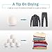 Wool Dryer Balls, Natural Organic Laundry Fabric Softener Save Drying Time Reduce Wrinkle,Reusable Hypoallergenic Baby Safe and Unscented,Better Alternative to Plastic Ball Liquid Softener-6 Pack