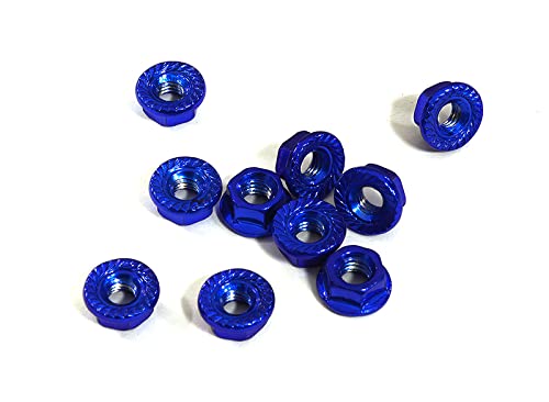 Écrou de roue 4mm cranté anti-desserrage pour jante de modèle RC