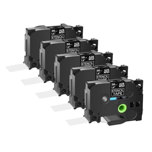 Ruban pochoir STE-161 ruban transfert thermique compatible 36mm étiqueteuse