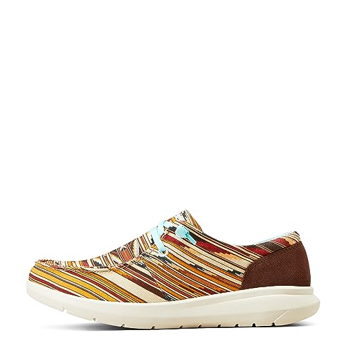 ARIAT ARIAT Women's Hilo Chimayo Sneaker, Santa Fe Mustard, 6.5