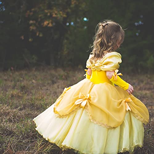 Cqdy Belle Princess Dress Costume Sleeveless Party Christmas Halloween 2-13T (6T-7T). #TOP2