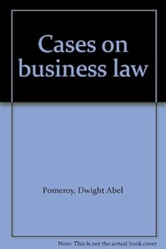 Hardcover Cases on business law Book