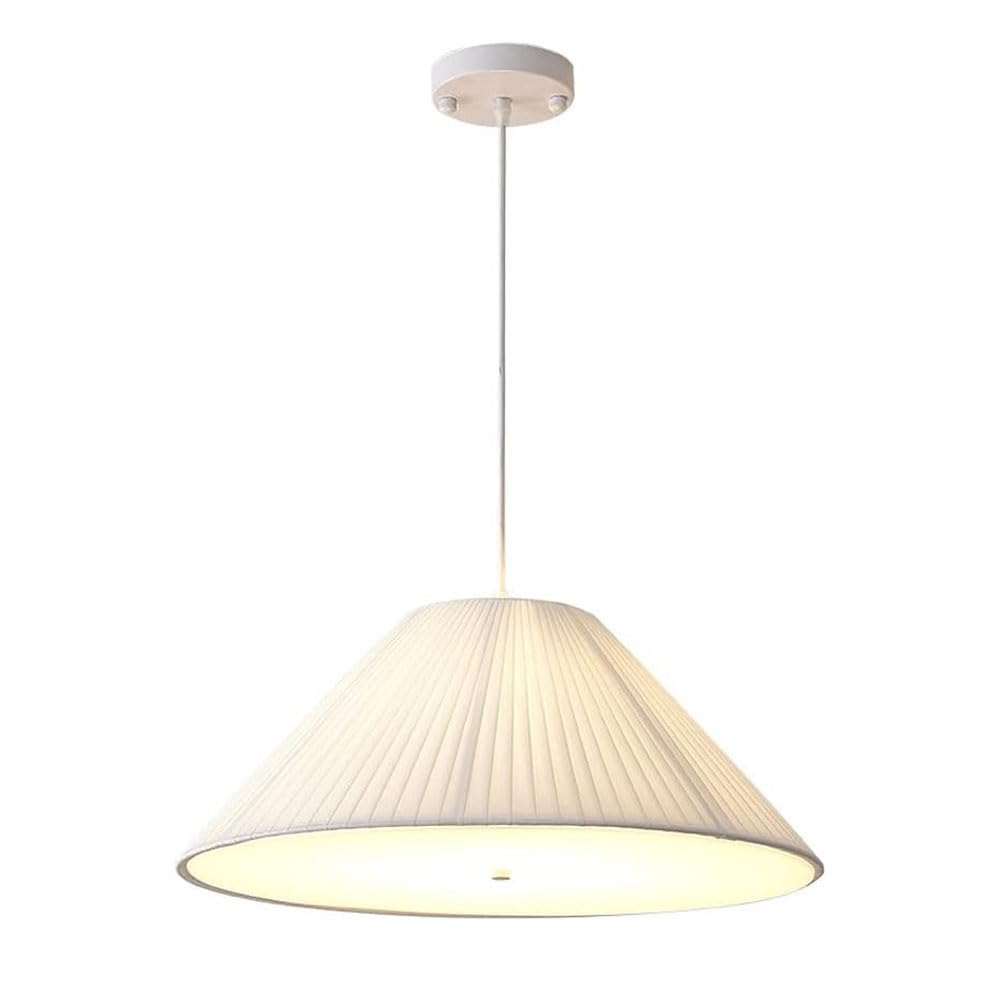Lampe suspendue en tissu japonais pour une table à manger design et chaleureuse