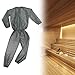 Sauna Sweat Suits,Windproof Anti Workout Suit for Exercise Training Cycling, L