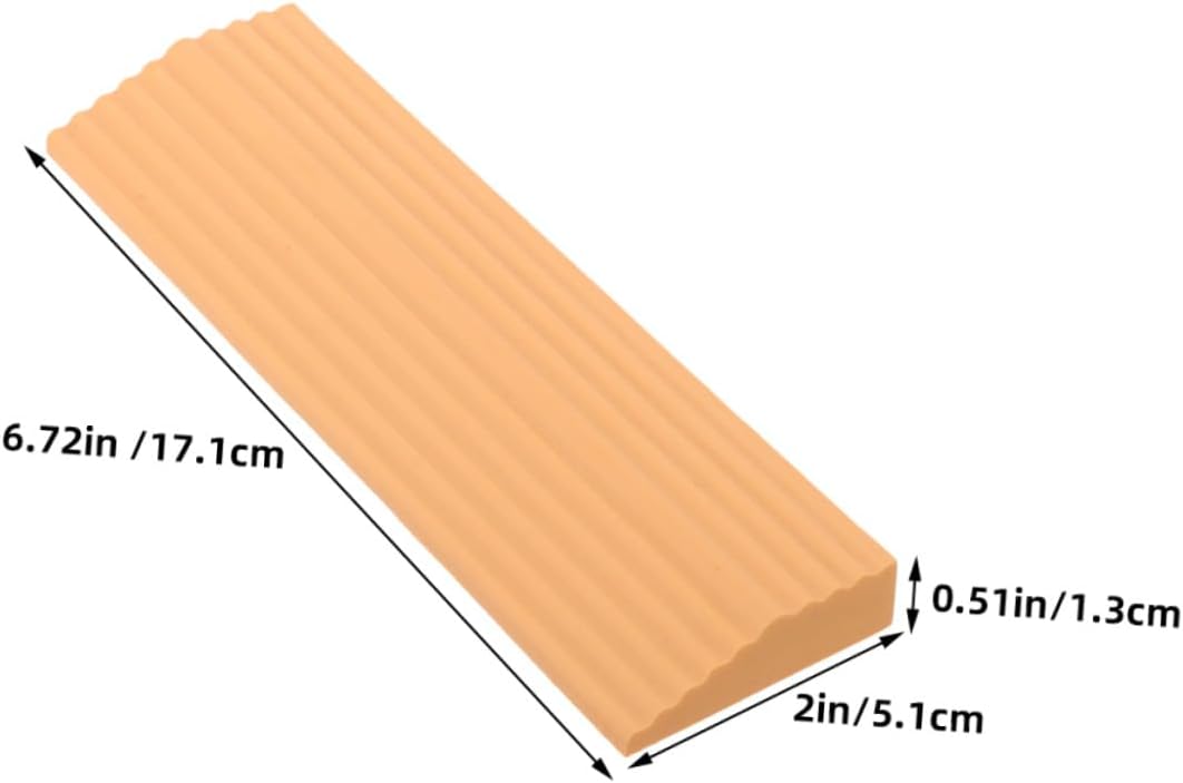 4pcs Door Threshold Ramp for Sweeping Robot and Wheelchair Orange Modular Indoor Ramp Mat with Angled Entry for Home Doorways and Low Rises