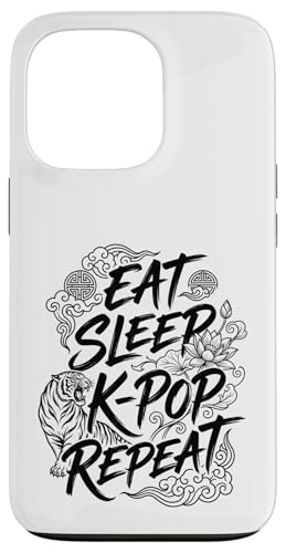 Eat Sleep K-POP ���s�[�g �؍� �^�C�K�[ �@ �A�[�g �ʔ��� �X�}�z�P�[�X iPhone 13 Pro �p