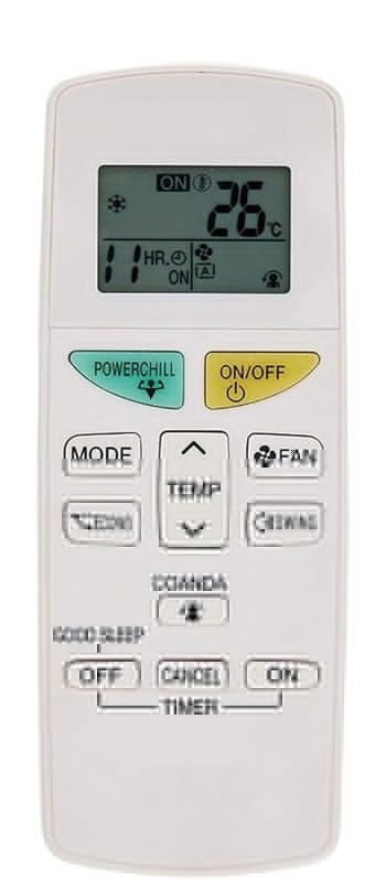 GMQ AC Remote Control Compatible for Daikin AC Remote Split (Suitable for Daikin Split Ac Remote) Model ARC470A22 White SRL No.261-image-4