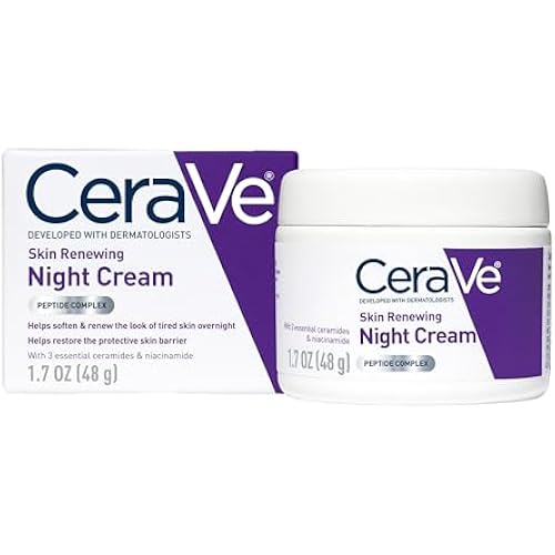 CeraVe Night Cream, Face Moisturizer, Skin Care for Dry Skin, 1.7oz