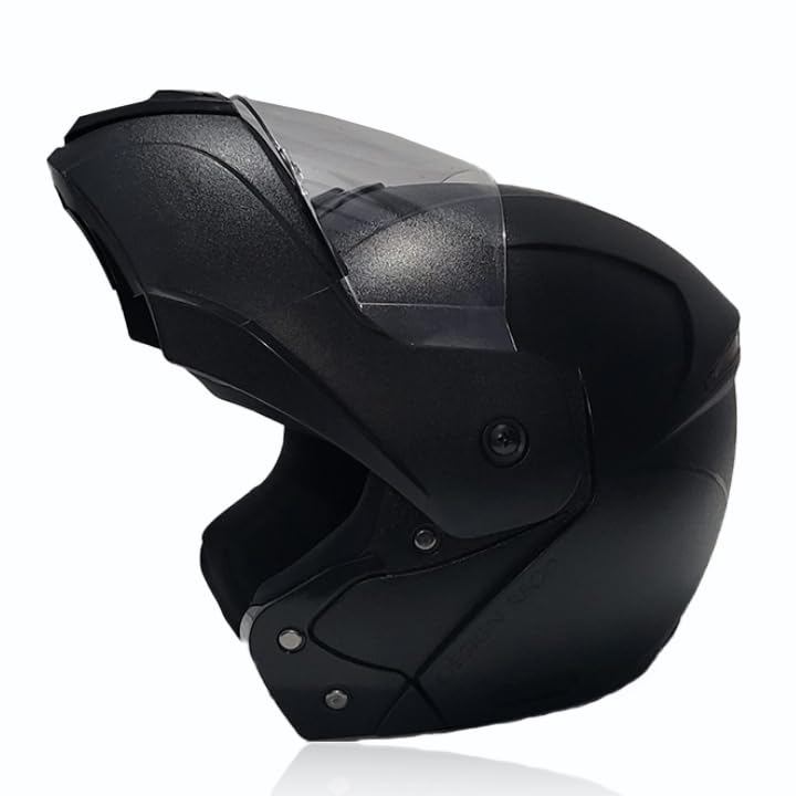 Skylon FLIPZ ISI Certified Flip-Up Helmet – Durable Matte Finish with Impact-Resistant Polycarbonate Visor for Ultimate Protection. #RIDEBOLD