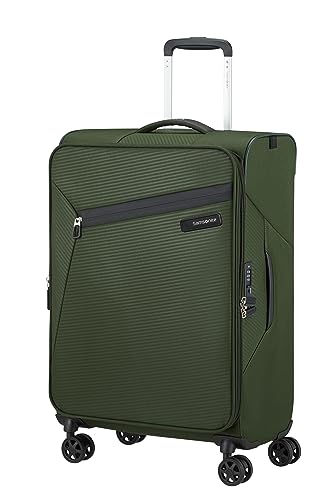 Samsonite Litebeam   Spinner M, Expandible Sutuse, 66 cm, 67/73 L, verde (hiedra trepadora)