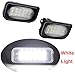 KACEPAR 2pcs Clear Lens White Light License Plate Tag Light, 2003-2007 Compatible with Chrysler Crossfire coupe, 2x18-LEDs License Plate Light Tag Lamp