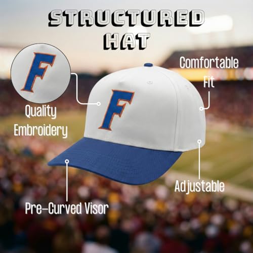 Gorra universitaria Florida Gators Classic MVP blanca/azul miniatura 6