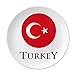 Turquía Europa Asia Mediterránea Plato de porcelana decorativo Salver vajilla vajilla vajilla