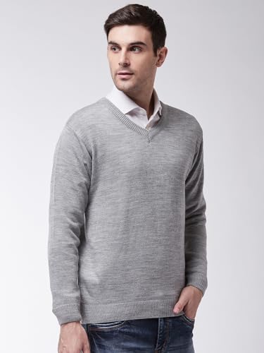 Image of Pivl Men's Winter V Neck Solid Sweaters ||Winterwear||