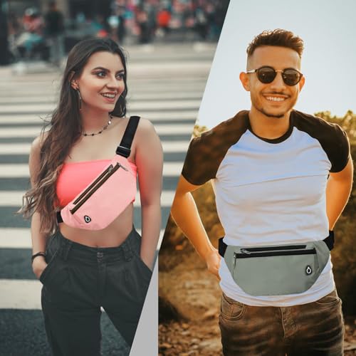 Image of Fanny Pack for Women Men,Crossbody Fanny Pack Water Resistant Sports Waist Bag Pack, Belt Bag for Travel Hiking Running