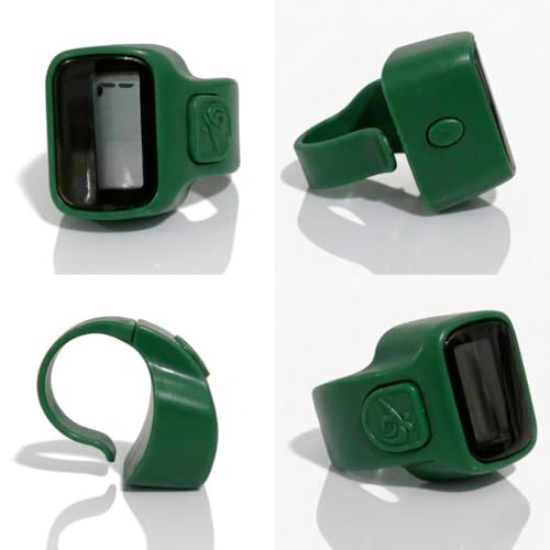 Image of Digital Finger Ring Counter, LCD Display, LED Back Light in Display, up to 99999 (Pack of 1- Any Random Colour Will Be Sent As Per Availability) (Green)
