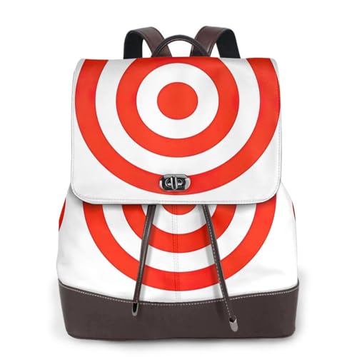 Sac à dos en cuir pour femme Design Target élégant et durable