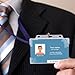 20 Pack-Premium Blank PVC Cards, Lumanious CR80 30Mil (CR8030) Graphic Quality White Plastic Cards for Most Photo ID Badge Printers