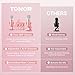 TONOR ASMR Microphone Equipment Bundle With Audio Interface, Immersive 3D Stereo, Dual Condenser Mics With Mixer, Clear Sound, Volume Control, Furry Windscreens, Set for ASMR, Pink