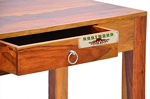 Image of Sheesham Wooden Writing Study Table for Students /Computer Table for Home