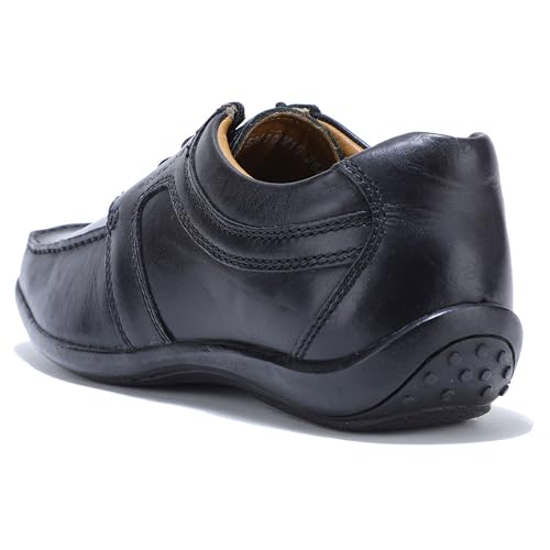 Image of Woodland Men Black Casual Shoes