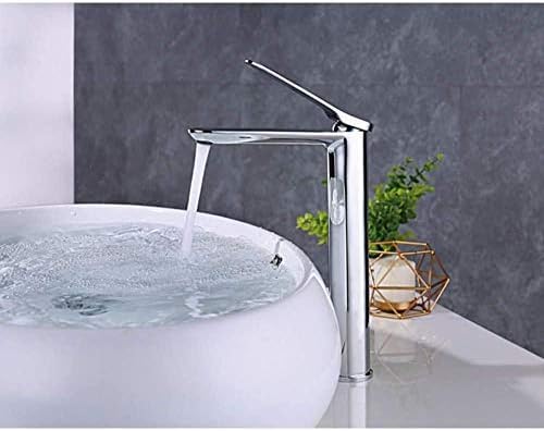 Grifos de Cocina, Lavabo de baño, Grifo Mezclador Monomando de Agua fría y Caliente, Lavabo de encimera Alta.,