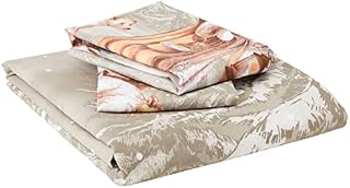 Twilight Santa Christmas Duvet Cover and 2 Pillowcase Set, Beige, King