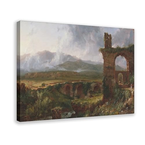 Impression sur toile Thomas Cole peinture Tivoli 30x45cm