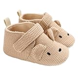 Beatifufu Lauflernschuhe Kleinkinder Unisex Weiche Rutschfeste Babyschuhe mit Flexiblem Atmungsaktivem Material für Jungen Mädchen Indoor Schühchen