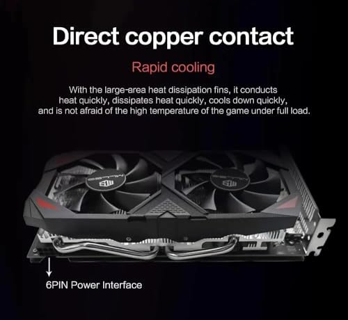 Image of JI,ESHUO RX590 8GB Graphics Card Radeon AMD Rx 590 256bit GDDR5 PCI e x16 2048sp Factory Customized for Gaming Office