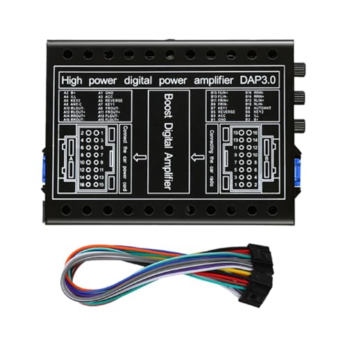 Einfache Installation CAR DSP Verstärker 12V Unterstützen Die Einstellung Der 4x60W Digitalen Soundprozessoren