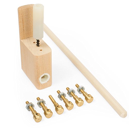 Image of JLD Bridge Doctor, Brass Pin Mount, for Flattening Bulging Guitar Soundboards